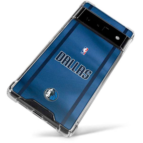 NBA Dallas Mavericks Jersey Google Pixel 6 Clear Case